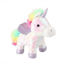 Kmart Home & Garden Cute Stuffed Animal Light Up Sequin Unicorn Plush Kids Soft Toy