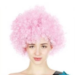 JD Party Fancy Dress Up Costume Party Afro Wig Curly Cosplay Funk Disco Halloween Clown
