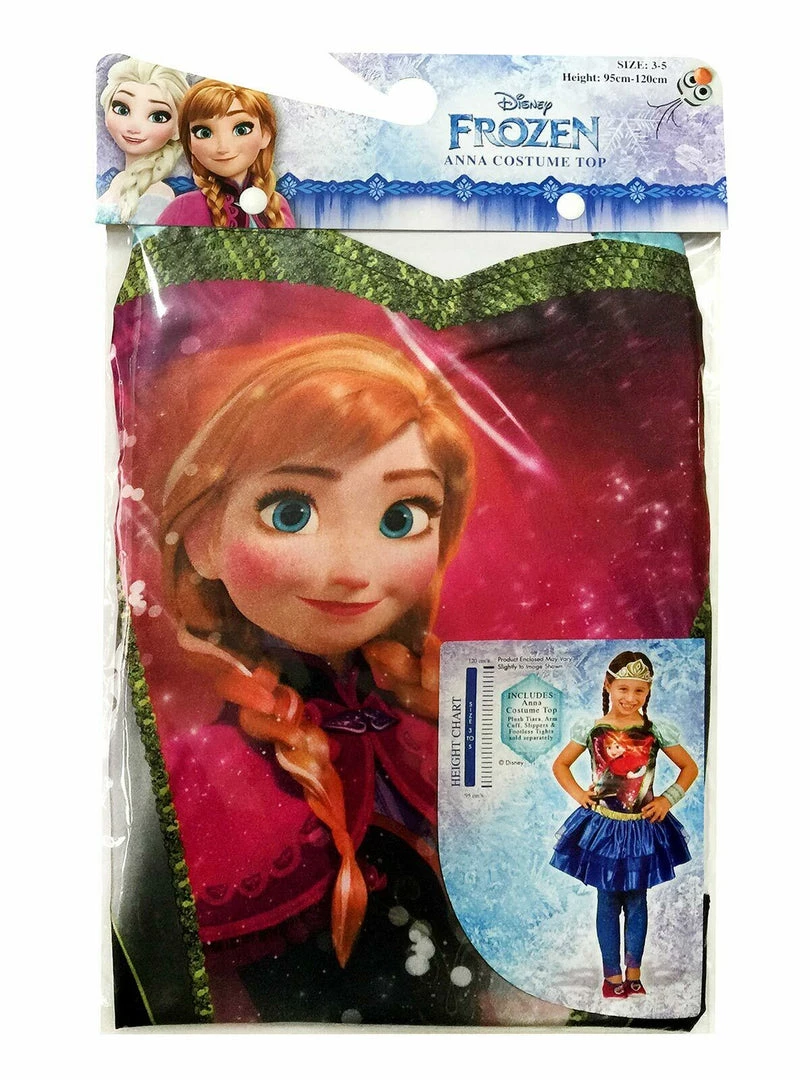Rubies Deerfield Disney Frozen Princess Anna Girls Tutu Costume Tiara Handcuff Footless Tights 12 Rubies Deerfield Disney Frozen Princess Anna Girls Tutu Costume Tiara Handcuff Footless Tights