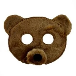 Sweidas Costume Accessories Plush Animal Mask Costume Accessory | Bear Cat Chicken Cow Lion Panda Pig