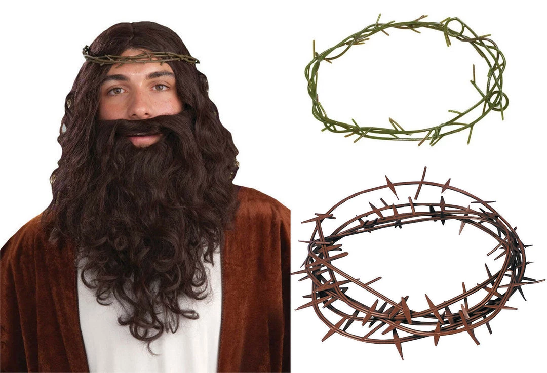 Unbranded Jesus Christ Crown Of Thorns Religious Easter Costume Headpiece 1 Unbranded Jesus Christ Crown Of Thorns Religious Easter Costume Headpiece