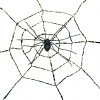 Morris Costumes 8 Feet Of Spiderweb With Spider Jumbo Size 51cm Halloween Decoration Prank Gag Halloween Props/Decoration