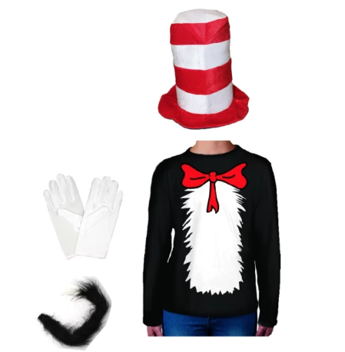 JD Party Dr Seuss Cat In The Hat Costume Top Hat Tutu Sparkle Socks Bow Tie Top Book Week Costumes 3 JD Party Dr Seuss Cat In The Hat Costume Top Hat Tutu Sparkle Socks Bow Tie Top Book Week Costumes