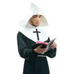Unbranded Nun Costume Religious Catholic Priest Mens Halloween Costume Halloween Costumes
