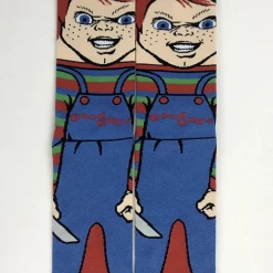 AliExpress Costume Accessories Chucky Childs Play Doll 3D Cartoon Character Crazy Sock Day Adults Mens LIGHT