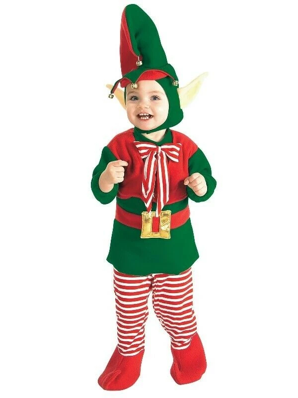 Rubie's Christmas Kids Costume Christmas Elf Toddler 1-2 Years Kids Costume 1 Rubie's Christmas Kids Costume Christmas Elf Toddler 1-2 Years Kids Costume