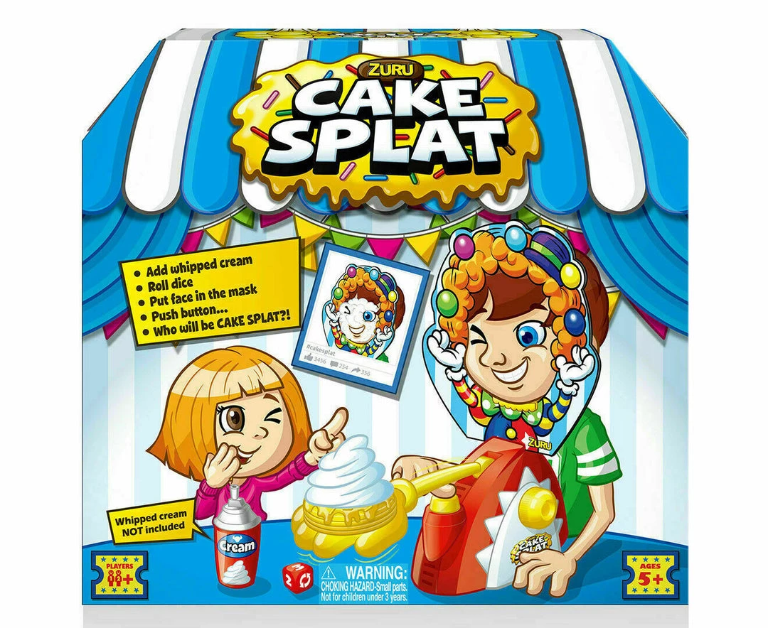 ABT Pie Face Cake Splat Game Cream Pie In The Face Chance Family Game 4 ABT Pie Face Cake Splat Game Cream Pie In The Face Chance Family Game