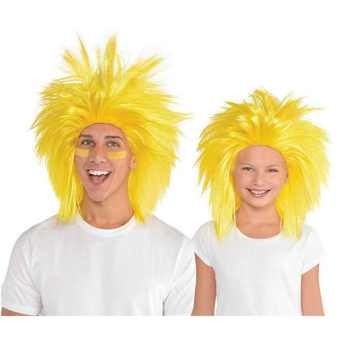 Balloon Agencies Fan Supporters Crazy Spikey Wig Ladies Mens Costume Accessory Many Colours 5 Balloon Agencies Fan Supporters Crazy Spikey Wig Ladies Mens Costume Accessory Many Colours