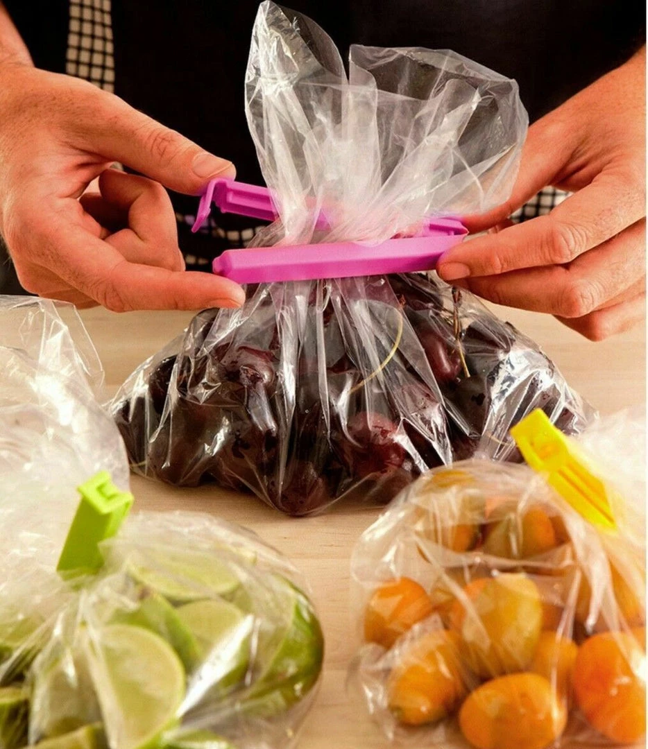 Kmart 10pc Mixed Bag Sealing Clips Food Fresh Reusable Freezer Fridge Plastic Seal 3 Kmart 10pc Mixed Bag Sealing Clips Food Fresh Reusable Freezer Fridge Plastic Seal