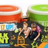 BIGW Home & Garden Colorific CHALK IT UP CHALK PAINT 2 X Bright Neon Sidewalk Chalk & Rollers