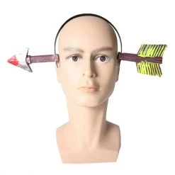 JD Party Native American Indian Arrow Through Head Headband Costume Accessory