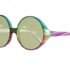Morris 60s 70s Hippie Groovy Peace Tie-Dye Sunglasses Sunnies Costume Accessory Eyewear Costume Accessories