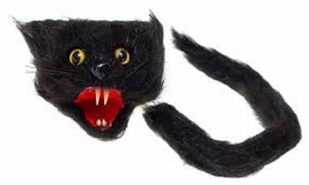 Morris Costumes Halloween Props/Decoration Black Cat Pumpkin Push In Halloween Decoration Black Cat Cake Topper 2 Morris Costumes Halloween Props/Decoration Black Cat Pumpkin Push In Halloween Decoration Black Cat Cake Topper