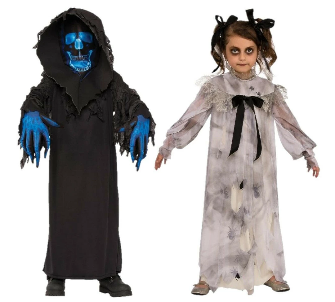 Rubie's Sweet Screams Skull Phantom Girls Boys Halloween Costume 1 Rubie's Sweet Screams Skull Phantom Girls Boys Halloween Costume