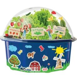 Kmart Home & Garden Grow Paint Decorate Your Farmer Flower Fairy Garden Toy Kids Learning Craft Game