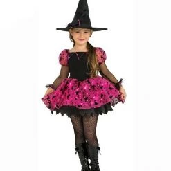 Rubie's Moonlight Fancy Witch Light Up Purple Orange Pink Halloween Girls Costume Halloween Costumes