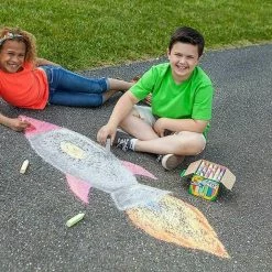 Home & Garden Crayola Washable Sidewalk Chalk 48 Pack - Bright Colours - Creative Outdoor Art