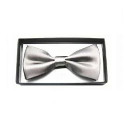 JD Party Mens Silk Satin Plain Tuxedo Solid Bow Tie Formal Wedding Bowtie Necktie Ties