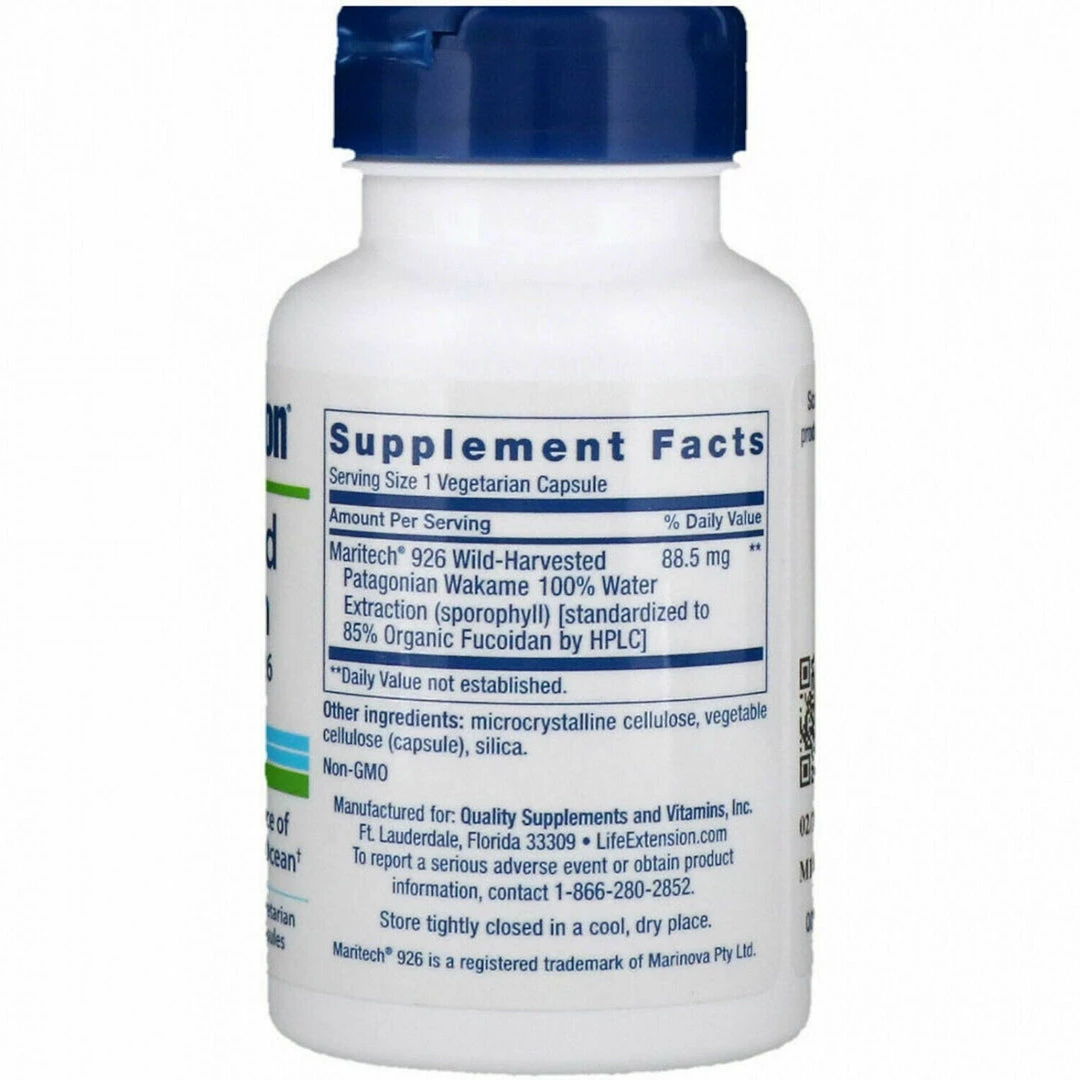 IHerb Life Extension Optimized Fucoidan With Maritech 926 | 60 Vegetarian Capsules 2 IHerb Life Extension Optimized Fucoidan With Maritech 926 | 60 Vegetarian Capsules