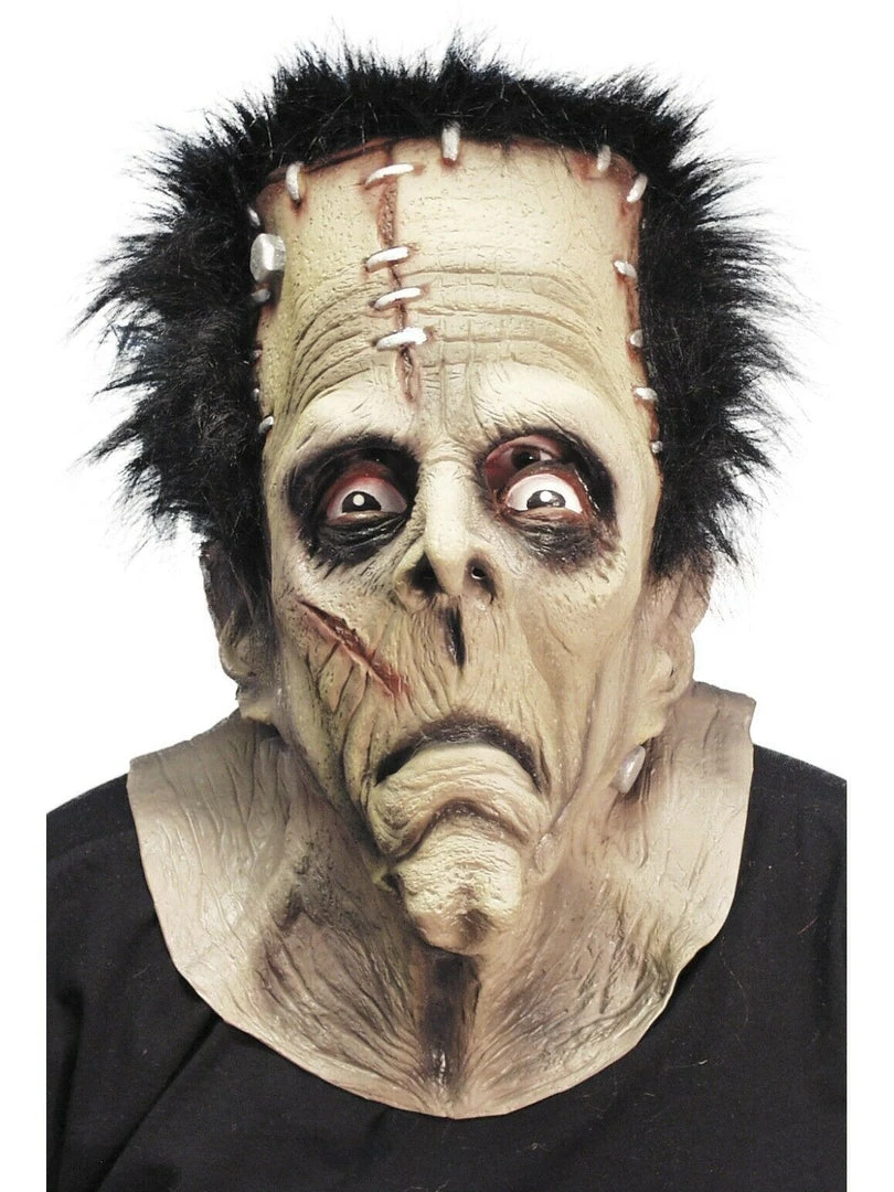 Smiffys Frankenstein Monster Deluxe Halloween Mens Costume Mask 1 Smiffys Frankenstein Monster Deluxe Halloween Mens Costume Mask