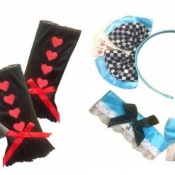 Sweidas We're All Mad Here Kit Alice In Wonderland Queen Of Hearts Halloween Costume Kit