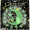 TNW Australia 18 Plastic Stick On Glow In The Dark Star & Moons Decorate Walls And Ceilings Home & Garden