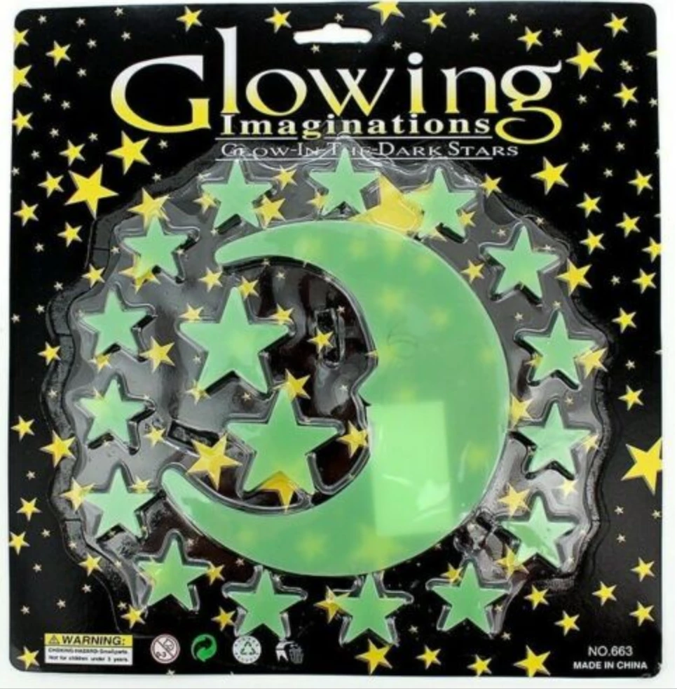 TNW Australia 18 Plastic Stick On Glow In The Dark Star & Moons Decorate Walls And Ceilings Home & Garden 1 TNW Australia 18 Plastic Stick On Glow In The Dark Star & Moons Decorate Walls And Ceilings Home & Garden