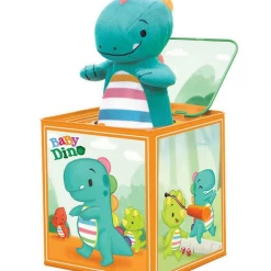Williamvalentine Home & Garden Jack In The Box Dino The Dinosaur Wind Up Musical Toy