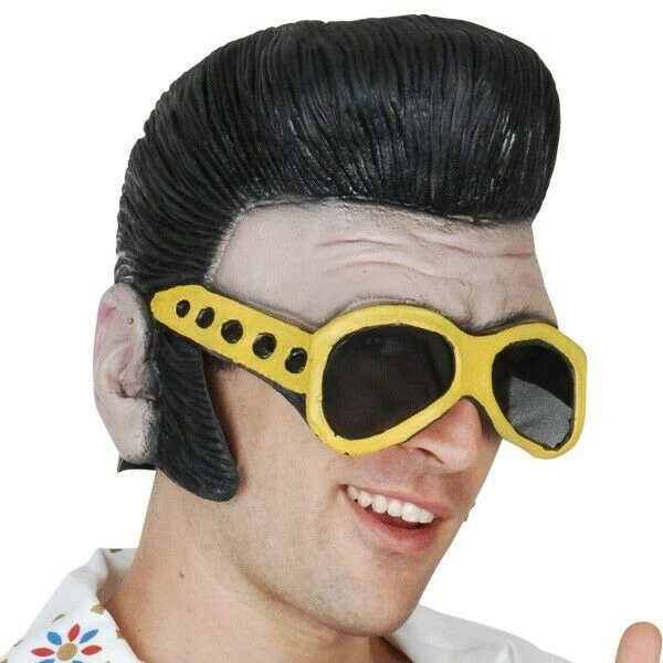 Rubies/Smiffys/Dr.Toms Elvis Presley Microphone Scarf Shades Headpiece Wig Mens Costume Accessory 9 Rubies/Smiffys/Dr.Toms Elvis Presley Microphone Scarf Shades Headpiece Wig Mens Costume Accessory