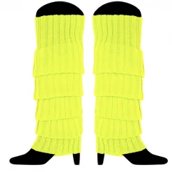 JD Party Ladies 80s Costume High Cut 80s Leotard Work Out Costume & Legwarmers Costume Accessories