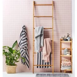 Kmart Home Syle 3 Tier Bamboo Bathroom Shelf Corner Shower Shelves Bath Storage