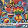 Kmart Home & Garden Colourluxe 1500 Piece Balloons In Flight Jigsaw Puzzle Kids 10+ To Adults Game