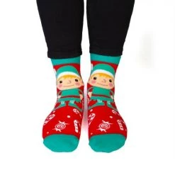 Unbranded Christmas Elf Feet Speak Socks Adult Unisex Christmas Costume Accessories