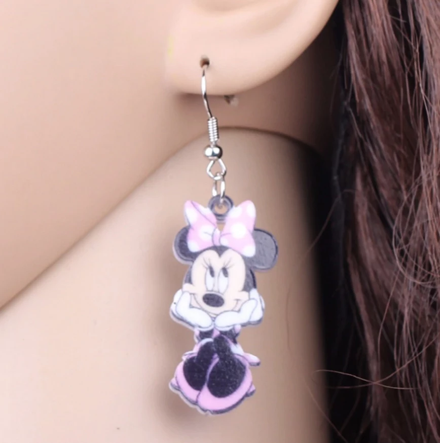 AliExpress Fashion Jewelry Disney Minnie Mouse Drop Earrings For Pierced Ears Creative Jewellery 2 AliExpress Fashion Jewelry Disney Minnie Mouse Drop Earrings For Pierced Ears Creative Jewellery
