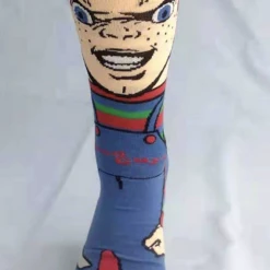 AliExpress Costume Accessories Chucky Childs Play Doll 3D Cartoon Character Crazy Sock Day Adults Mens LIGHT
