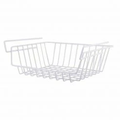 3 Under Shelf Cabinet Hanging Basket Rack Kitchen Pantry Storage Wrap Fruit Bin Home & Garden