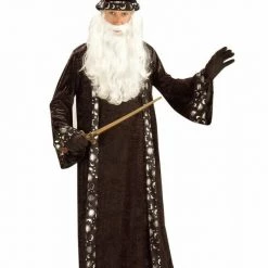Forum Novelties MerlinDark Wizard Sorcerer Magician Medieval Robe Mens Costume