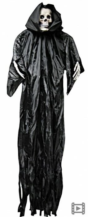 Sweidas Halloween Props/Decoration Animated Reaper With Storm Sounds Life Size Halloween Prop 1 Sweidas Halloween Props/Decoration Animated Reaper With Storm Sounds Life Size Halloween Prop
