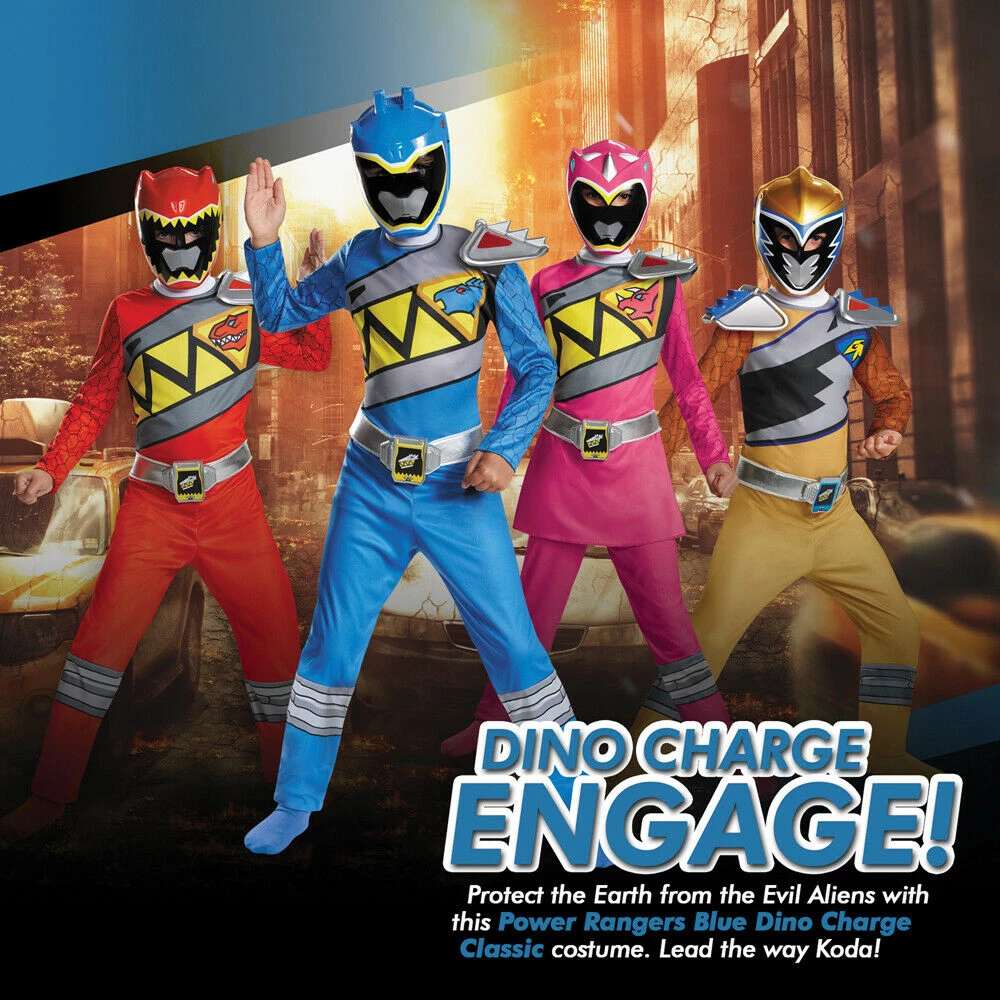 Morris Costumes Power Ranger Classic Costume Dino Charge Kids Boys Girls Costume 14 Morris Costumes Power Ranger Classic Costume Dino Charge Kids Boys Girls Costume