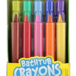 10Pk Crayola Bathtub Crayons Toddler Baby Bath Time Games Home & Garden