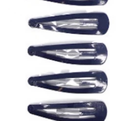 JD 10 X Non-Slip Hair Clips 5cm Metal Baby Girls Toddlers Kids Women Many Colours