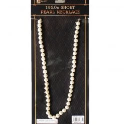 JD Party Flappers 20s Gatsby Pearl Necklace Jewellery1920s Ladies Costume Accessory