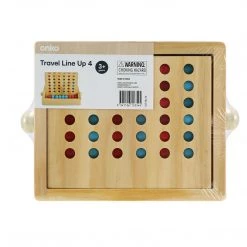 Kmart Wooden Travel Line Up Indoor Fun Family Game Kids Educational Toys