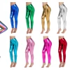 Unbranded Awesome 80s Leggings Metallic Disco Pants Ladies Costume Accessory Costume Accessories