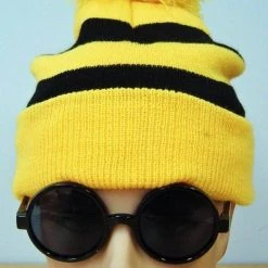 Unbranded Odlaw Yellow Black Wenda Waldo Wally Beanie Hat Glasses Moustache Costume Kit Costume Accessories 10 Unbranded Odlaw Yellow Black Wenda Waldo Wally Beanie Hat Glasses Moustache Costume Kit Costume Accessories