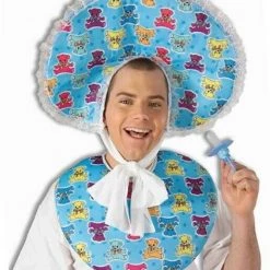 Tomfoolery Adult Baby Boy Baby Girl Teddy Bear Bib And Bonnet Costume Accessory Kit Costume Accessories 5 Tomfoolery Adult Baby Boy Baby Girl Teddy Bear Bib And Bonnet Costume Accessory Kit Costume Accessories
