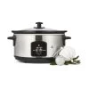Kmart Home & Garden 5L Electric Slow Cooker Stainless Steel With Removable Ceramic Pot & 3 Settings