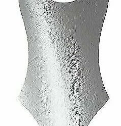 Unbranded Awesome 80s Leotard Metallic Disco Ladies 80s Costume Gold Silver Pink Rainbow