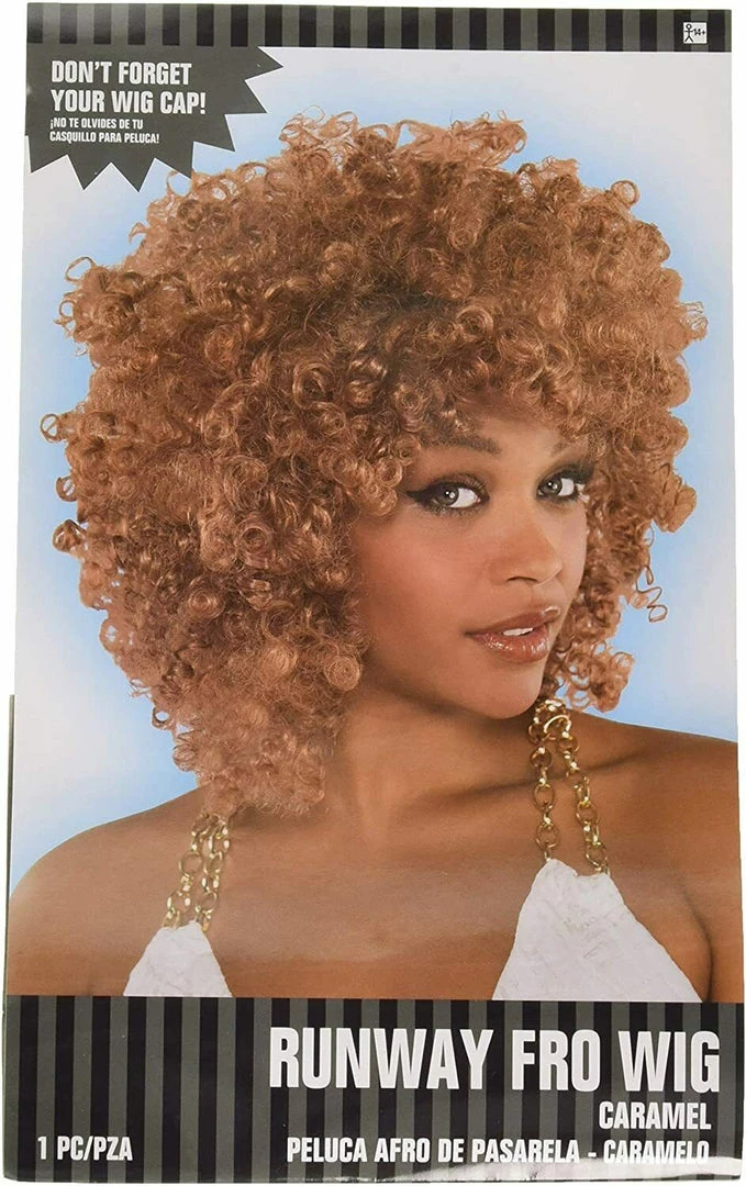 Balloon Agencies Wigs Runway Caramel Afro Ladies Wig 2 Balloon Agencies Wigs Runway Caramel Afro Ladies Wig