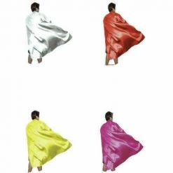 JD Costume Accessories 120cm Long Superhero Cape Sports Day Many Colours Adult Mens Ladies Cape Costume